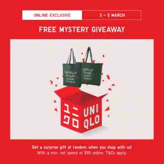 UNIQLO FREE Mystery Gift Giveaway Promotion (3 Mar 2023 - 5 Mar 2023)