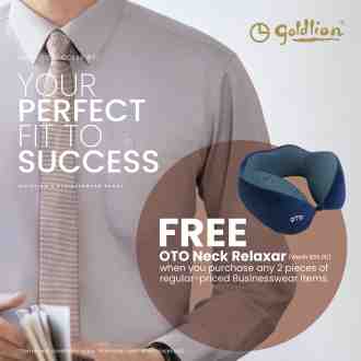 Goldlion FREE OTO Neck Relaxar Promotion (valid until 26 Mar 2023)