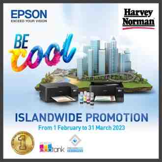 Harvey Norman Epson Islandwide Promotion (1 February 2023 - 31 March 2023)
