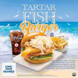 Long John Silver's Tartar Fish Burger