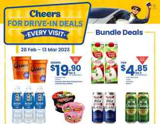 Cheers & FairPrice Xpress Drive-In Deals Promotion (28 Feb 2023 - 13 Mar 2023)