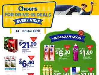 Cheers & FairPrice Xpress Drive-In Deals Promotion (14 March 2023 - 27 March 2023)