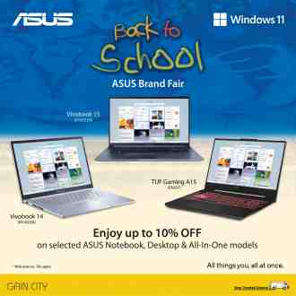Gain City ASUS Back To School Promotion (valid until 26 Mar 2023)