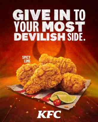 KFC Spicy Lime Drumlet & Flaming Chilli Drumlet