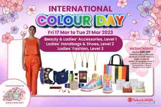 Takashimaya International Colour Day Promotion (17 Mar 2023 - 21 Mar 2023)