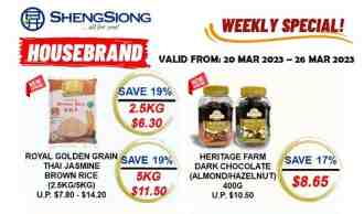 Sheng Siong Housebrand Weekly Promotion (20 March 2023 - 26 March 2023)