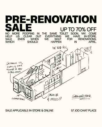 The Bag Creature Joo Chiat Place Pre-Renovation Sale Up To 70% OFF