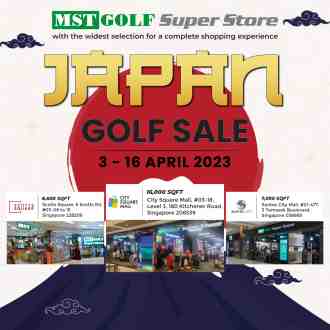 MST Golf Japan Golf Sale (3 Apr 2023 - 16 Apr 2023)