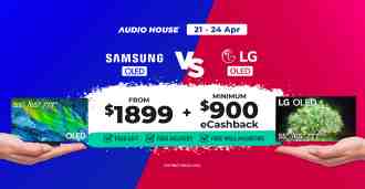Audio House Samsung vs LG OLED 2023 Sale (21 Apr 2023 - 24 Apr 2023)