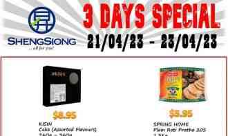 Sheng Siong 3 Days Promotion (21 Apr 2023 - 23 Apr 2023)
