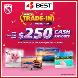 BEST Denki Philips Old TV Trade-In Promotion