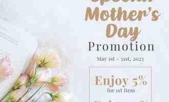 ISETAN Scotts Pearl Falco Mother's Day Promotion (1 May 2023 - 31 May 2023)