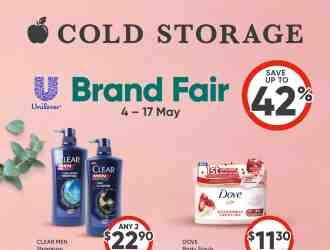 Cold Storage Unilever Brand Fair Promotion (4 May 2023 - 17 May 2023)