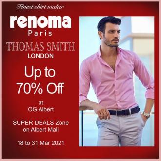 OG Albert Renoma & Thomas Smith Sale Up To 70% OFF (18 Mar 2021 - 31 Mar 2021)