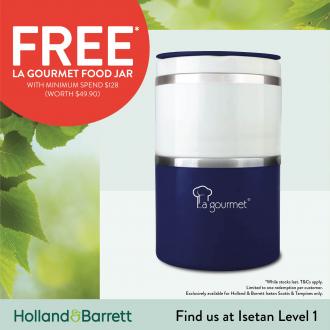 ISETAN Holland & Barrett Promotion FREE La Gourmet Food Jar (1 Jan 0001 - 31 Dec 9999)