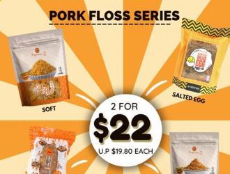 Fragrance Bak Kwa Pork Floss Series 2 for $22 Promotion