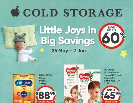 Cold Storage Baby Fair Promotion (25 May 2023 - 7 Jun 2023)