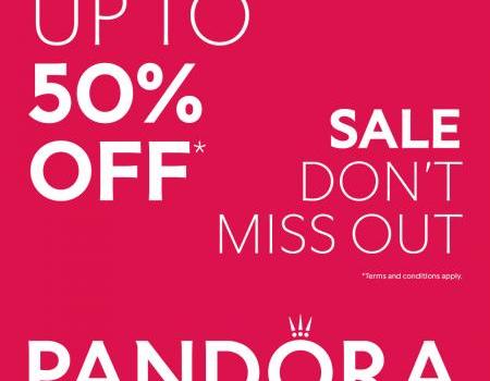 Pandora Sale Up To 50% OFF (1 Jun 2023 - 18 Jun 2023)