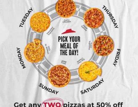 Pizza Hut Delivery Two Pizza at 50% OFF Promotion