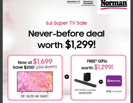 Harvey Norman Samsung 6.6 Super TV Sale (valid until 12 Jun 2023)