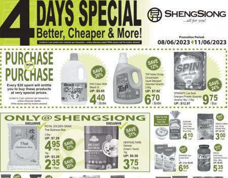 Sheng Siong 4 Days Promotion (8 June 2023 - 11 June 2023)