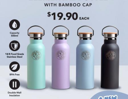 Coffee Bean Elemental Bottle With Bamboo Cap at $19.90