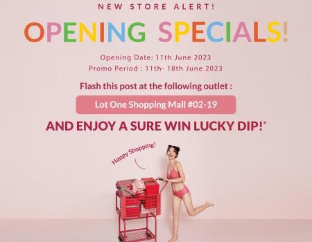 Sorella Lingerie Lot One Shopping Mall Opening Promotion (11 Jun 2023 - 18 Jun 2023)
