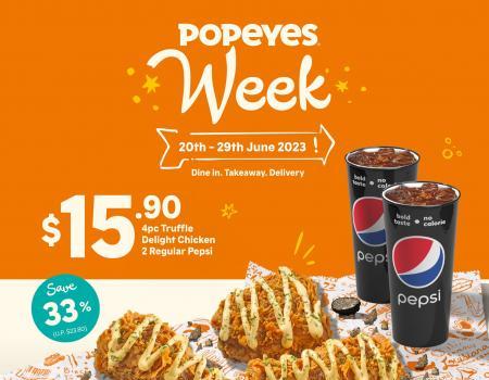 Popeyes Week Promotion Up To 33% OFF (20 June 2023 - 29 June 2023)