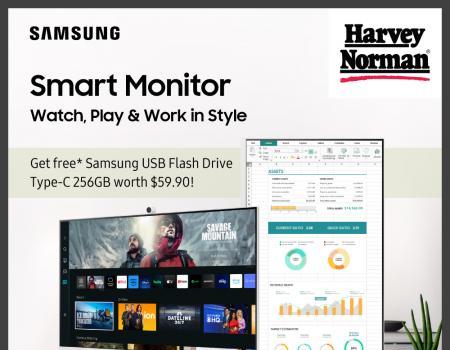 Harvey Norman Samsung Smart Monitor Promotion (valid until 31 Jul 2023)