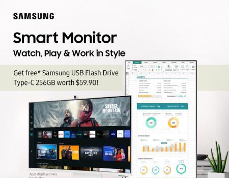 Gain City Samsung Smart Monitor Promotion (valid until 31 Jul 2023)