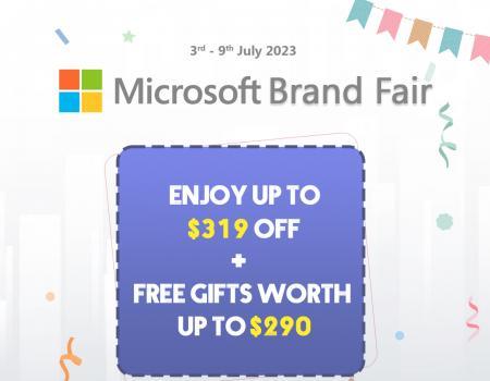 Gain City Microsoft Brand Fair Sale (3 Jul 2023 - 9 Jul 2023)