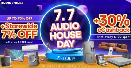 Audio House 7.7 Audio House Day Sale (7 Jul 2023 - 19 Jul 2023)
