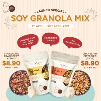 Mr Bean Soy Granola Mix Launch Promotion (1 Apr 2021 - 30 Apr 2021)