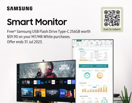 POPULAR Samsung Smart Monitor Promotion (valid until 31 Jul 2023)