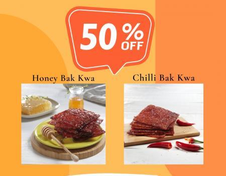 Fragrance Bak Kwa 50% OFF Selected Bak Kwa Promotion