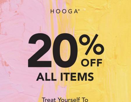 HOOGA 20% OFF All Items Sale (valid until 2 Aug 2023)