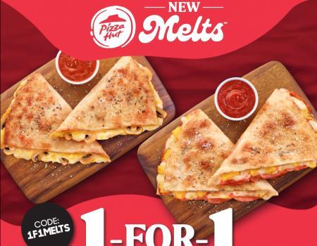 Pizza Hut 1-For-1 Melts with DBS PayLah Promotion (valid until 31 Aug 2023)
