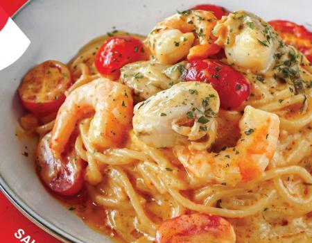 PastaMania National Day Salted Egg Mala Seafood Pasta