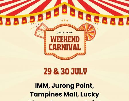 Giordano Weekend Carnival FREE Vouchers Promotion (29 Jul 2023 - 30 Jul 2023)