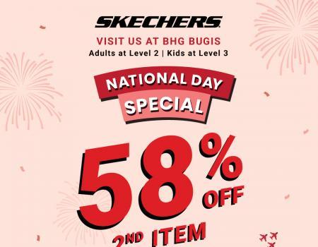 BHG Skechers National Day Promotion 58% OFF 2nd Item (valid until 13 Aug 2023)