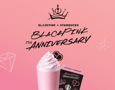 Starbucks FREE BLACKPINK + Starbucks Limited-Edition Sticker Sheet Promotion (8 August 2023 onwards)