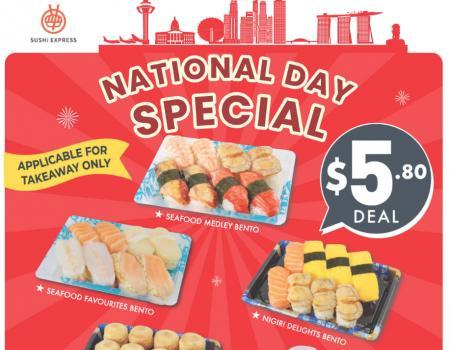 Sushi Express $5.80 Deal National Day Promotion