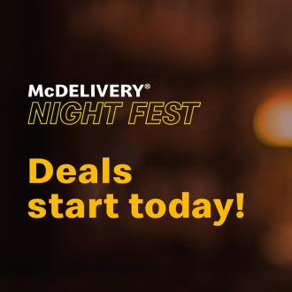 McDonald's McDelivery Night Fest Promotion (12 Apr 2021 - 15 Apr 2021)