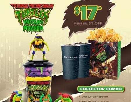 Golden Village Teenage Mutant Ninja Turtle: Mutant MayHem Collector Combo Promotion