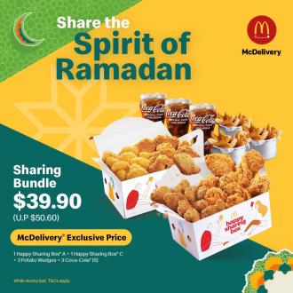 McDonald's McDelivery Ramadan Sharing Bundle @ $39.90 Promotion