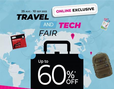 BHG Online Travel and Tech Fair Promotion Up To 60% OFF (25 August 2023 - 10 September 2023)