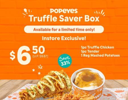 Popeyes Truffle Saver Box Promotion