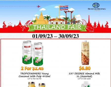 Sheng Siong Thailand Fair Promotion (1 Sep 2023 - 30 Sep 2023)