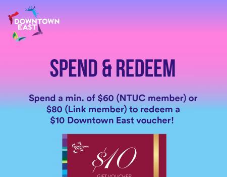 Downtown East Spend & Redeem Promotion (1 Sep 2023 - 30 Sep 2023)