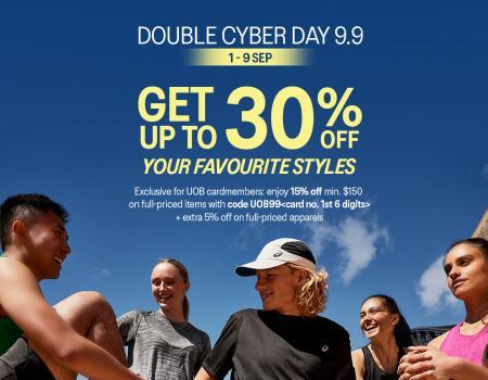 ASICS Double Cyber Day 9.9 Sale (1 Sep 2023 - 9 Sep 2023)